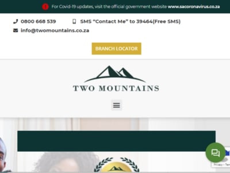 Two Mountains homepage